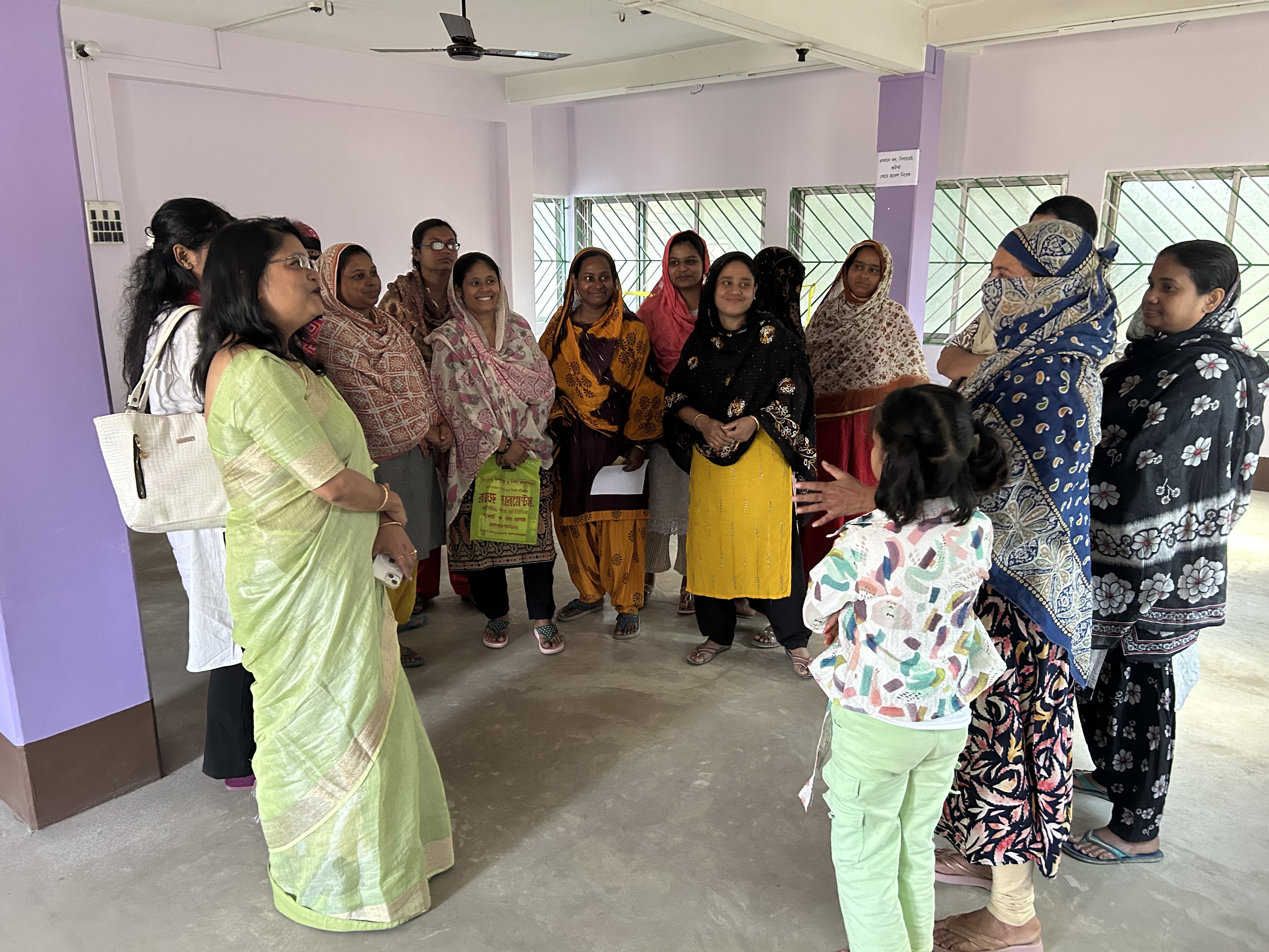 Women in the SuiDhaga tailoring programme, Boral Kolkata